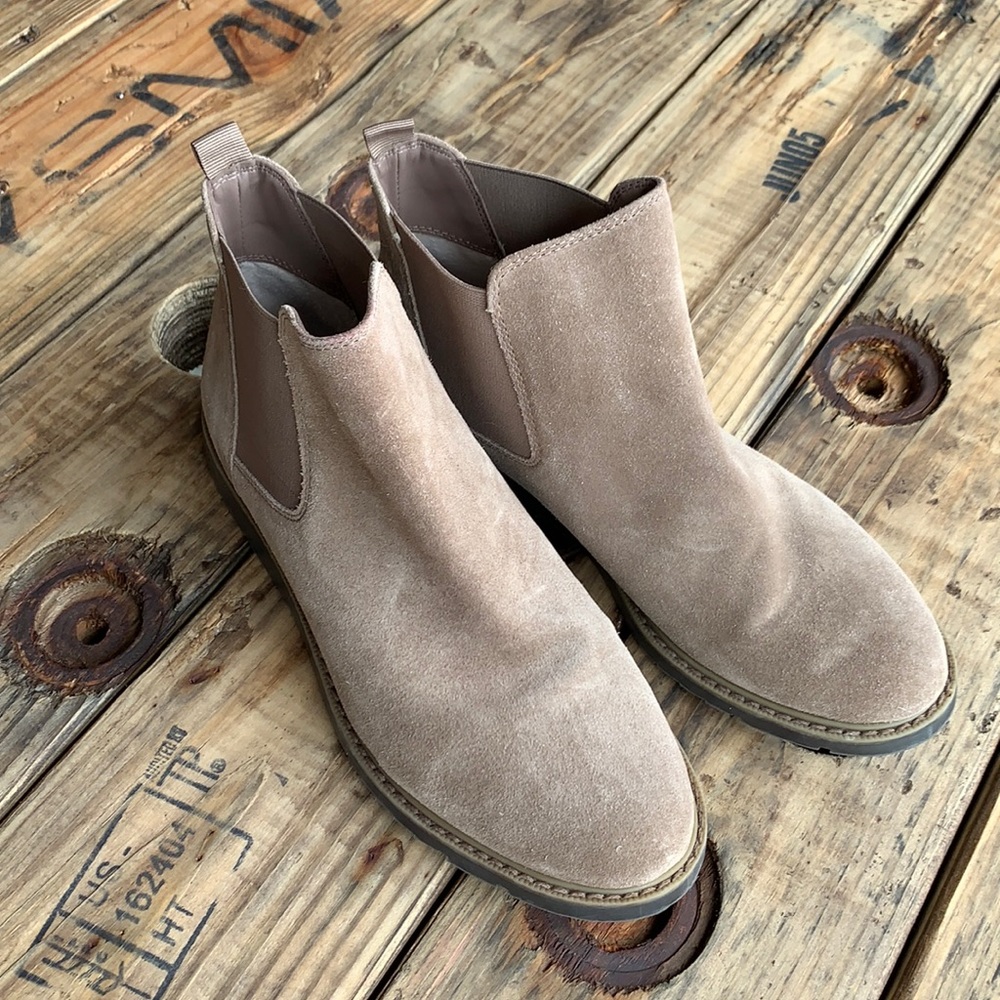 Franco Sarto suede booties.